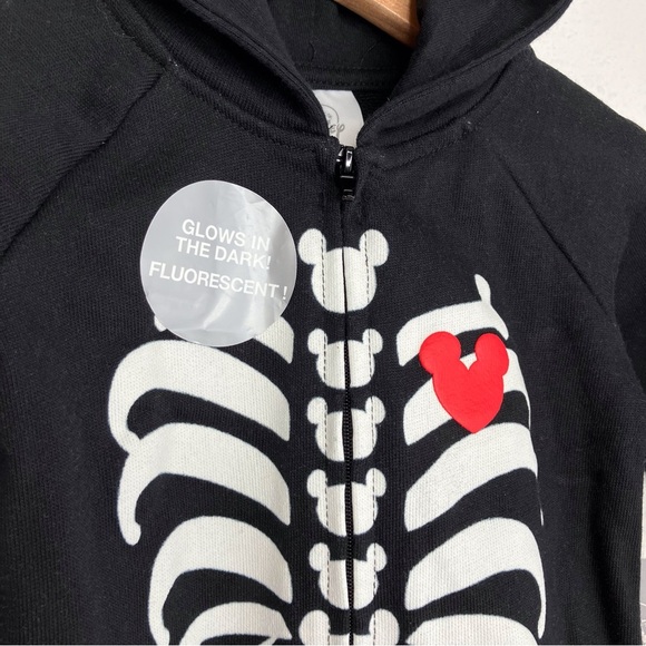 NWT Disney Store Mickey Mouse costume baby one piece glow in the dark 3-6 months - Picture 7 of 12